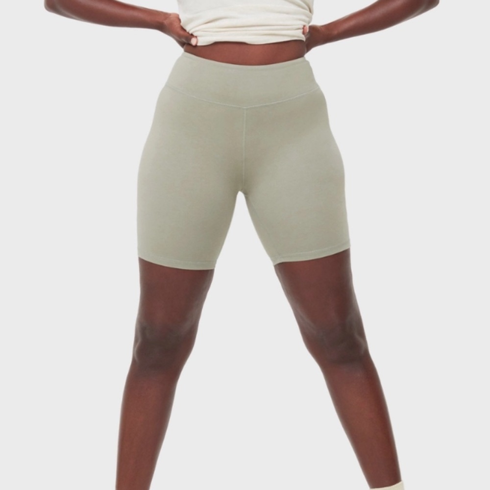 LAST PAIR! NWT Mate The Label XXL Sage Organic Stretch Cotton Biker Shorts - Picture 3 of 3